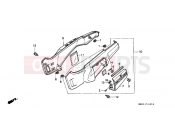 HONDA XRV650J Africa Twin 1988 F-16 SIDE COVER
