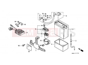 HONDA XRV650J Africa Twin 1988 F-17 BATTERY