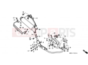 HONDA XRV650J Africa Twin 1988 F-19 EXHAUST DRUM