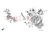 HONDA XRV750N Africa Twin 750 1992 E-2 FRONT CYLINDER HEAD