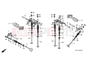 HONDA XRV750N Africa Twin 750 1992 E-3 CAMSHAFT / VALVE