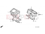 HONDA XRV750N Africa Twin 750 1992 E-5 CYLINDER