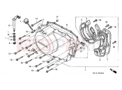HONDA XRV750N Africa Twin 750 1992 E-6 RIGHT CRANKSHAFT COVER