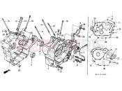 HONDA XRV750N Africa Twin 750 1992 E-13 CRANKSHAFT