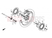 HONDA XRV750N Africa Twin 750 1992 F-10 FRONT WHEEL