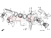 HONDA XRV750N Africa Twin 750 1992 F-17 AIR FILTER