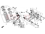 HONDA XRV750N Africa Twin 750 1992 F-23 REAR SHOCK ABSORBER