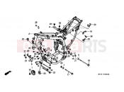 HONDA XRV750N Africa Twin 750 1992 F-29 FRAME HOUSING