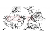 HONDA XRV750N Africa Twin 750 1992 F-33 ​​ENGINE HOUSING