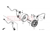 HONDA XRV750V Africa Twin 750 1997 E-9 GENERATOR