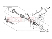 HONDA XRV750V Africa Twin 750 1997 E-11 STARTER ENGINE
