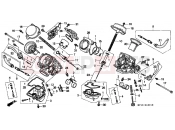 HONDA XRV750V Africa Twin 750 1997 E-18-1 CARBURETOR (PARTS)