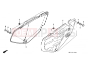 HONDA XRV750V Africa Twin 750 1997 F-16 SIDE COVER