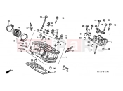 HONDA XRV750X Africa Twin 750 1999 E-2-1 REAR CYLINDER HEAD