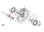 HONDA XRV750X Africa Twin 750 1999 F-10 FRONT WHEEL