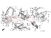 HONDA XRV750X Africa Twin 750 1999 F-33 ​​ENGINE HOUSING