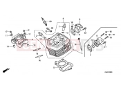 HONDA CRF80FB CRF80F 2011 E-2 CYLINDER HEAD