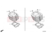 HONDA CRF80FB CRF80F 2011 E-5 CYLINDER