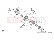 HONDA CRF80FB CRF80F 2011 E-8 OIL PUMP