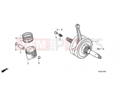 HONDA CRF80FB CRF80F 2011 E-12 CRANKSHAFT / PISTON (CRF80F)