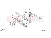 HONDA CRF80FB CRF80F 2011 E-14 TRANSMISSION DRUM