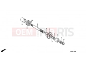 HONDA CRF80FB CRF80F 2011 E-15 PROMOTION AXLE
