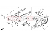 HONDA CRF80FB CRF80F 2011 F-18 SWING ARM