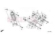HONDA CRF80FB CRF80F 2011 F-19 REAR SHOCK ABSORBER