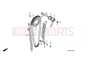 HONDA SLR650W SLR 1998 E-4 TIMING CHAIN ​​/ TENSIONER
