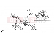 HONDA SLR650W SLR 1998 E-18 AIR INTAKE VALVE (1)