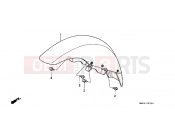 HONDA SLR650W SLR 1998 F-7 FRONT FENDER (1)