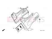 HONDA SLR650W SLR 1998 F-16 SIDE COVER (1)