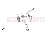 HONDA SLR650W SLR 1998 F-21 SUPPORT