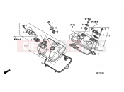 HONDA XL700VB TRANSALP 2011 E-1 VALVE COVER