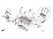 HONDA XL700VB TRANSALP 2011 E-2-1 REAR CYLINDER HEAD