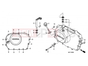HONDA XL700VB TRANSALP 2011 E-6 RIGHT CRANKSHAFT COVER