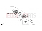 HONDA XL700VB TRANSALP 2011 E-11 WATER PUMP