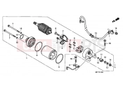 HONDA XL700VB TRANSALP 2011 E-12 STARTER ENGINE