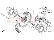 HONDA XL700VB TRANSALP 2011 F-11 FRONT WHEEL