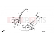 HONDA XL700VB TRANSALP 2011 F-18 SIDE COVER