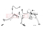 HONDA XL700VB TRANSALP 2011 F-21 PEDAL / SIDE SHELF