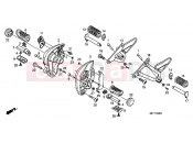 HONDA XL700VB TRANSALP 2011 F-22 FOOTREST