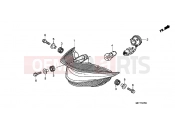 HONDA XL700VB TRANSALP 2011 F-27 REAR LAMP