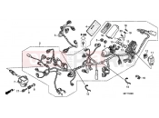 HONDA XL700VB TRANSALP 2011 F-29 WIRING HARNESS
