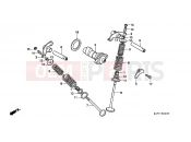 HONDA NX125K Transcity 1989 E-2 CAMSHAFT / VALVE