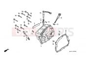 HONDA NX125K Transcity 1989 E-5 RIGHT CRANKSHAFT COVER