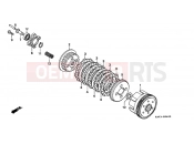 HONDA NX125K Transcity 1989 E-6 CLUTCH