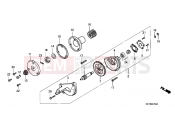 HONDA NX125K Transcity 1989 E-7 OIL PUMP