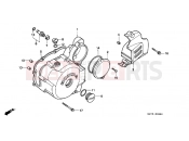 HONDA NX125K Transcity 1989 E-8 LEFT CRANKSHAFT COVER