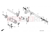 HONDA NX125K Transcity 1989 E-14 TRANSMISSION DRUM